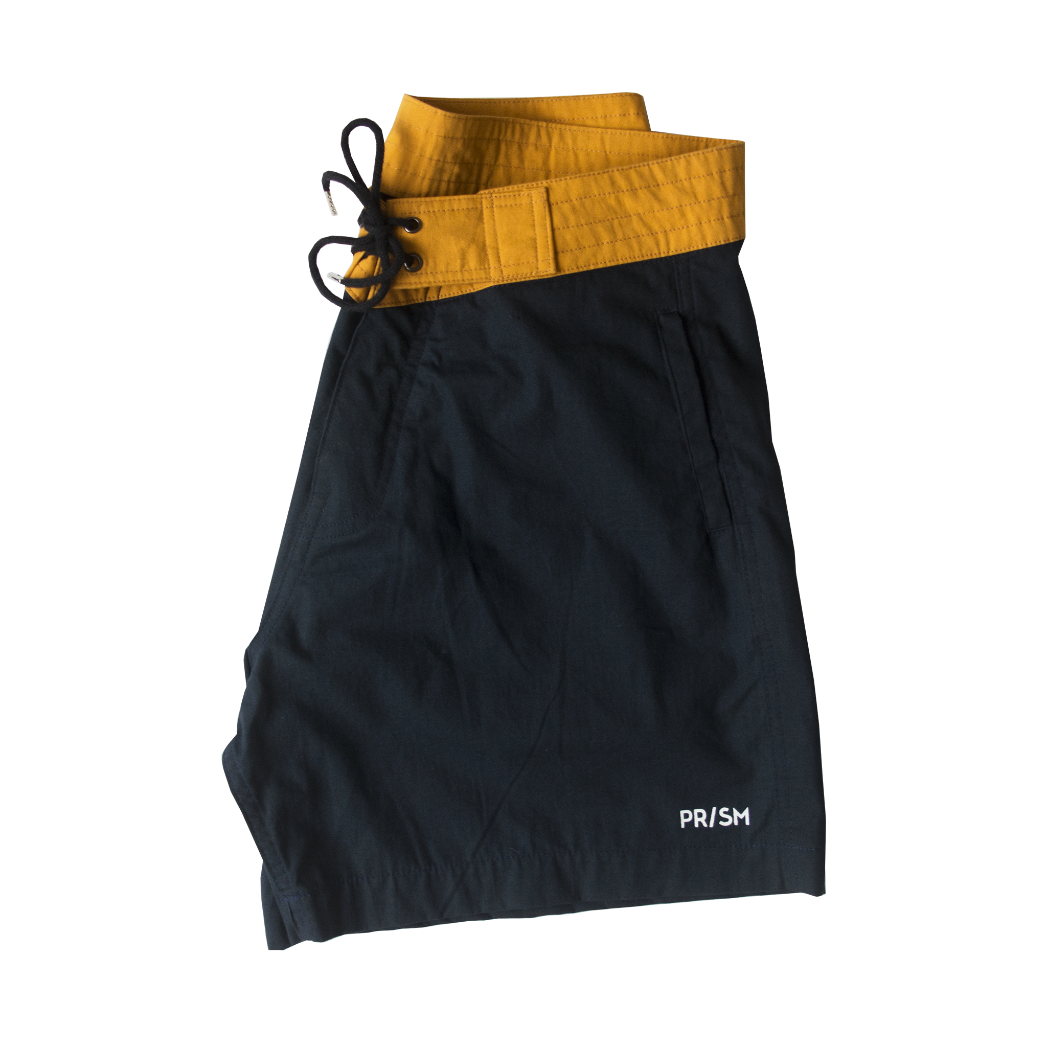 TWO TONE YELLOW NAVY BOARDSHORT