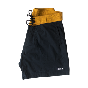 TWO TONE YELLOW NAVY BOARDSHORT