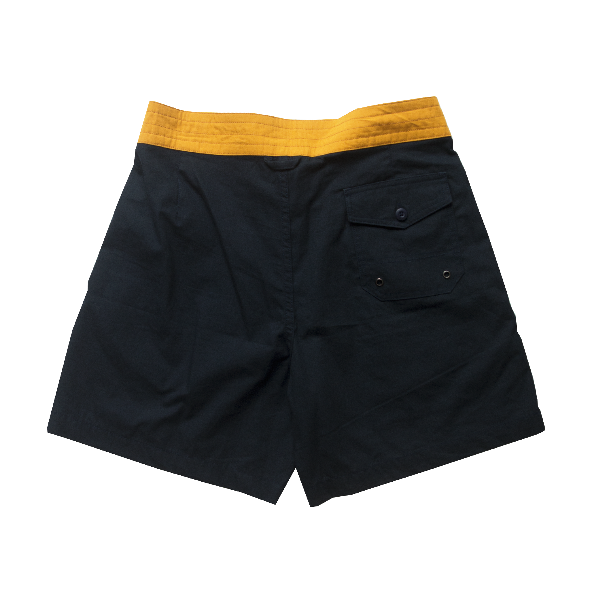 TWO TONE YELLOW NAVY BOARDSHORT