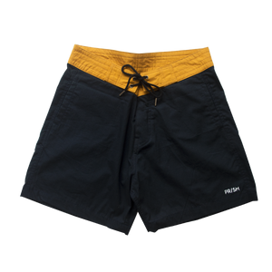 TWO TONE YELLOW NAVY BOARDSHORT