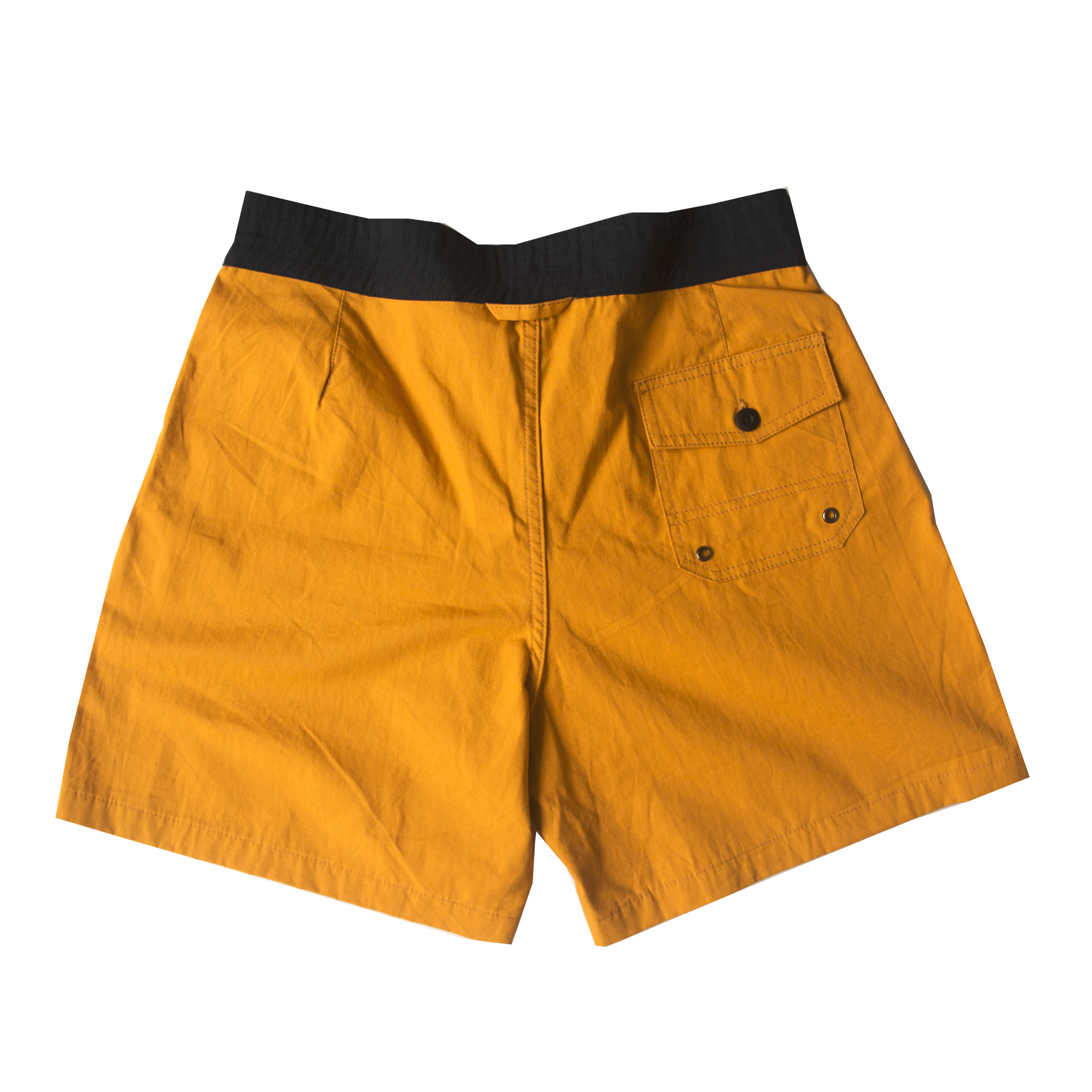 TWO TONE NAVY YELLOW BOARDSHORT