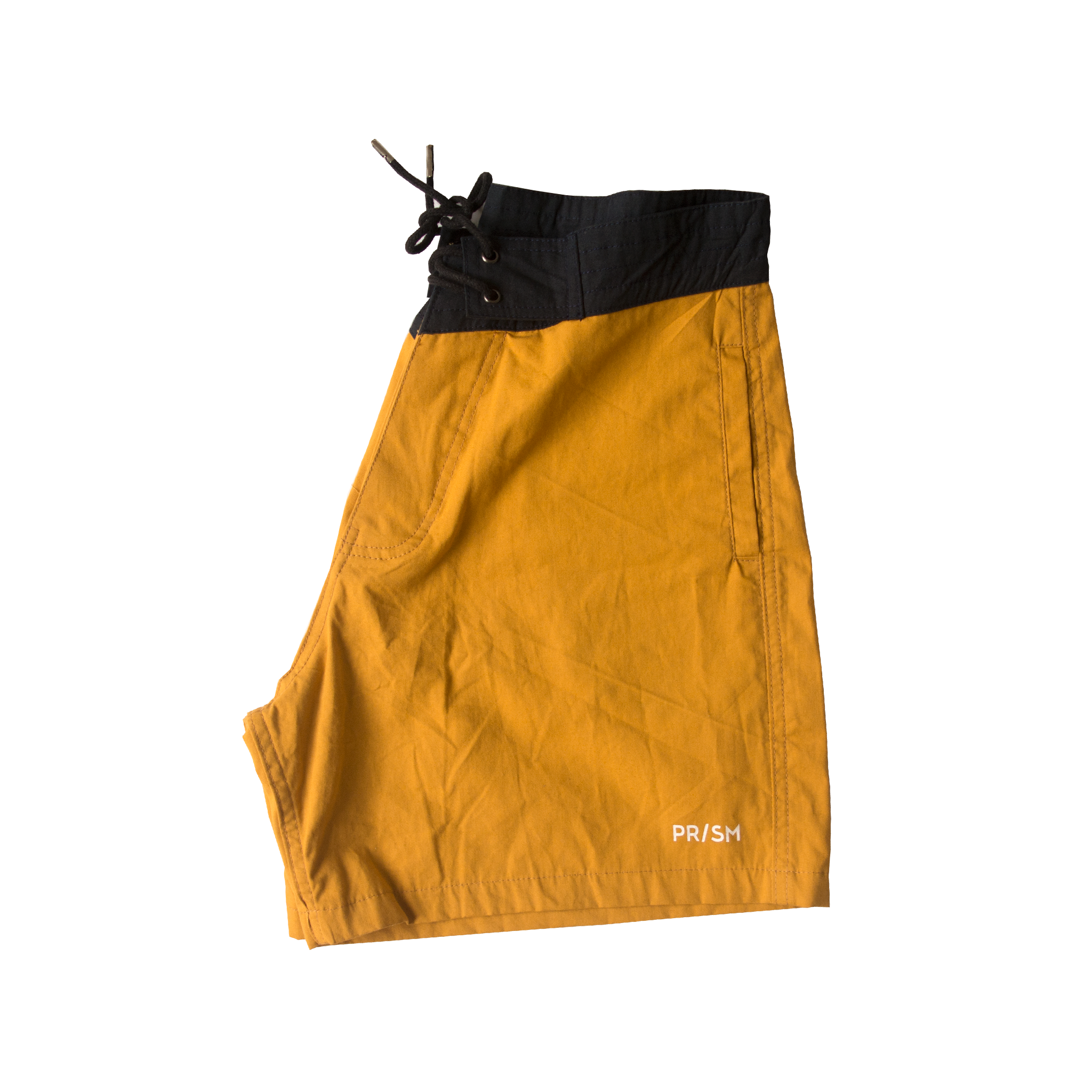 TWO TONE NAVY YELLOW BOARDSHORT