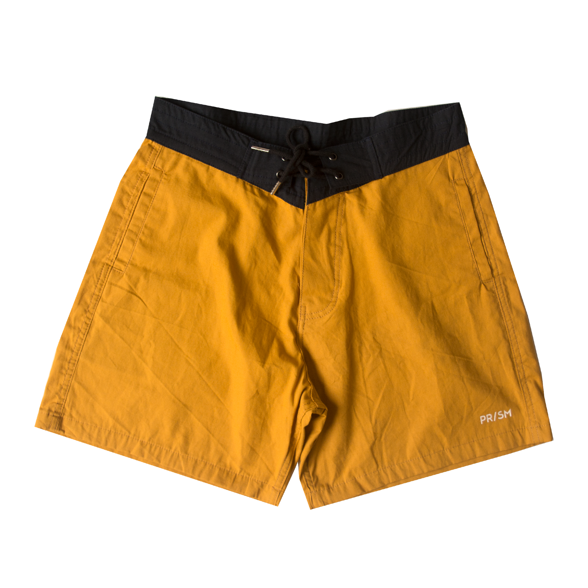 TWO TONE NAVY YELLOW BOARDSHORT